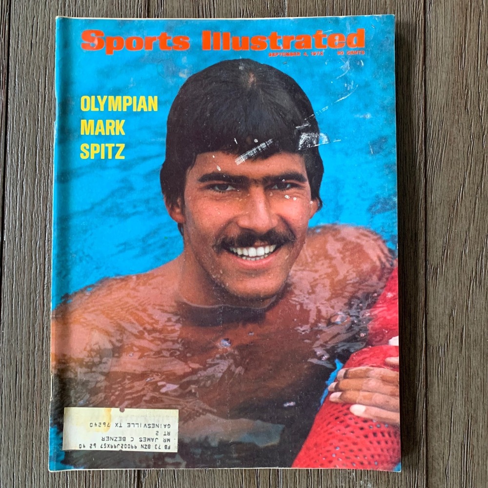 Sports‎ Illustrated September 4 1972 Mark Spitz Olympic Swimming Cover Vintage
